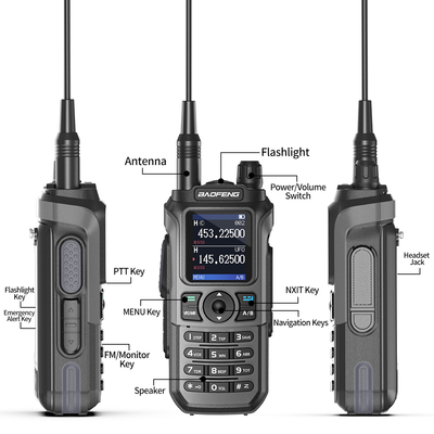شراء 135*60*33ملم الحجم لا يتضمن الهوائي باوفينغ ووكي توكي طويل المدى مع بطارية سعة 2600mAh التصنيع عبر الإنترنت