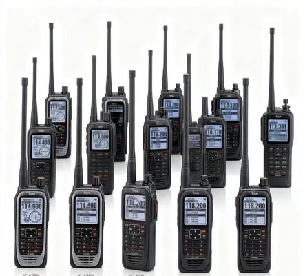 شراء مبيعات ساخنة ICOM IC A25N VHF Air Band Transceiver راديو يدوي للطيران مع تردد 118 ~ 137MHz ومقاومة المياه IPX5 التصنيع عبر الإنترنت