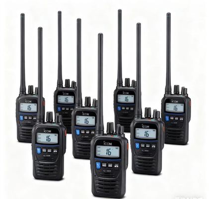 شراء جهاز اتصال لاسلكي بحري VHF من آيكوم IC-M85UL، مع 16 قناة تخزين ودرجة حرارة تشغيل -20 درجة مئوية إلى +60 درجة مئوية للمواقع الخطرة التصنيع عبر الإنترنت