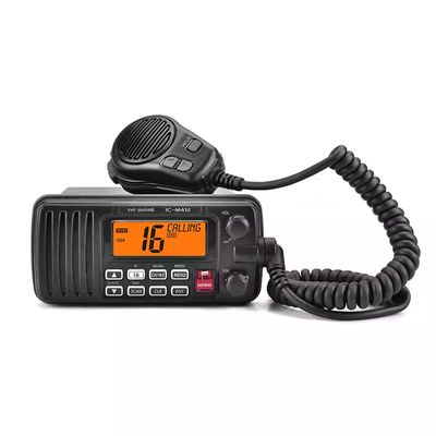 شراء IC-M412 25W Waterproof IPX7 IP67 VHF Marine Radio Submersible Car Radio Station for ICOM التصنيع عبر الإنترنت