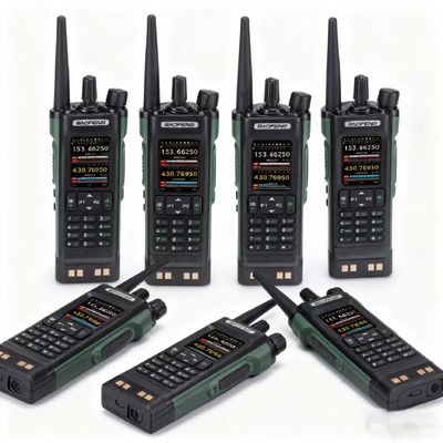 شراء Baofeng UV-32 High Power 10W Walkie-Talkie with 0-10KM Talk Range and IPX6 Water Resistance Digital DMR Two-Way Radio التصنيع عبر الإنترنت