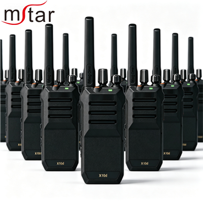شراء X10D المحمول التجاري اللاسلكي الرقمي التناظري المتوافق DMR Walkie Talkie مع 5W قوة الخروج ومقاومة المياه IPX5 للاتصالات بعيدة المدى التصنيع عبر الإنترنت