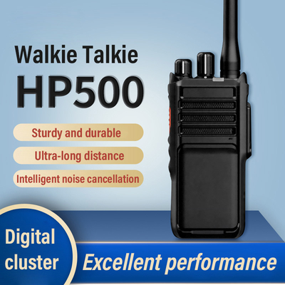 الراديو الرقمي ذو الاتجاهين HP500 GPS Bluetooth UHF VHF DMR المهنية المحمول الراديو ذو الاتجاهين Walkie Talk