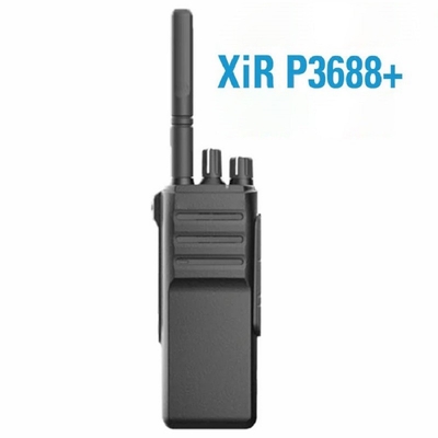 الراديو الرقمي ثنائي الاتجاه XIR P3688+ جهاز تحديد المواقع الرقمي المحمول وظيفة DMR إنذار الطوارئ