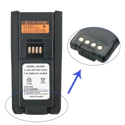 بطارية BL1806 BL2505 2000mAh بطارية PT580 PT580H PT580H Plus قابل لإعادة الشحن واكي توكي بديل