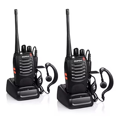 3 - 8 كيلومتر UHF باوفينغ BF-888S اللاسلكي اللاسلكي اللاسلكي 400-470MHZ الراديو الطويل المدى