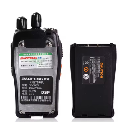 BF-666S ثنائي النطاق راديو الخنزير المحمول 5 واطات UHF جهاز استقبال راديو والكي تالكي