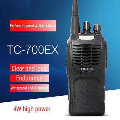 TC-700EX مضاد للماء مضاد للغبار Hytera ثنائي الطريق راديو مضاد للانفجار إنذار الطوارئ