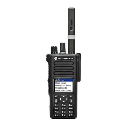 DGP8550E UHF VHF الراديو DMR المدى الطويل مع وظيفة GPS راديو ووكي توكي