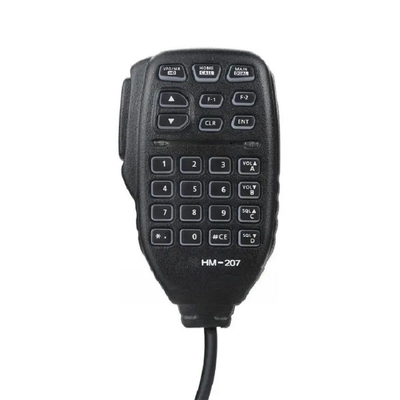HM-207 PTT مضاد للماء جهاز إرسال طويل المدى مكبر صوت ميكروفون سوداء
