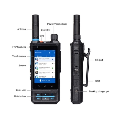 Inrico S200 شاشة كبيرة 4G LTE كاميرا الأمامية 2MP Wi-Fi نقرة واحدة SOS GPS الفيديو / الصوت