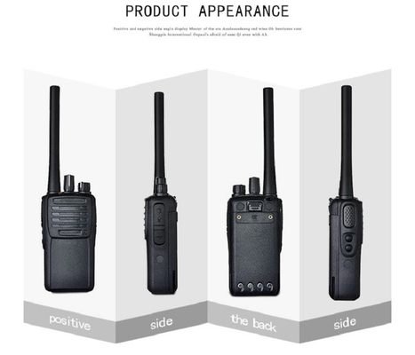 موترولا VZ-D281 راديو ثنائي الاتجاه 5-10 كم نطاق الحديث مع VHF UHF نوع التردد و 32 قناة تخزين
