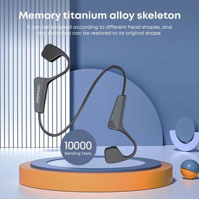 أجهزة سماعة أذن مفتوحة ملحقات لاسلكي ثنائي Mp3 / الهاتف المحمول / الكمبيوتر متوافق ملحقات لاسلكي ثنائي 180mAh بطارية سعة 1-3 ساعات وقت الشحن