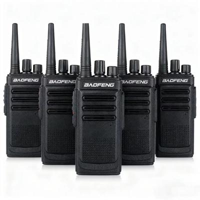 Professional UHF Walkie Talkie Two Way Radio 5W Dual Band Handheld with 2 Pcs Black English QT/DQT