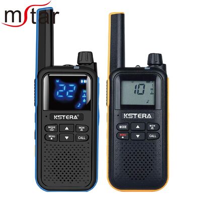 AT101/AT100 FRS المحمولة PMR446 راديو لحم للرياضات في الهواء الطلق التخييم والمشي لمسافات طويلة الراديو الراديو المكالمة عبر الهاتف
