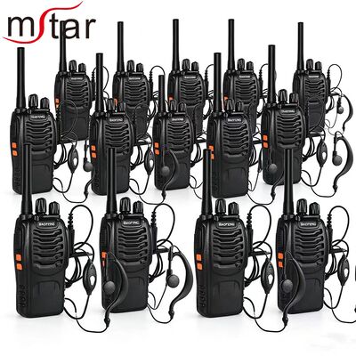 جهاز اتصال لاسلكي Baofeng BF-888S Plus UHF بمدى 3-5 كم